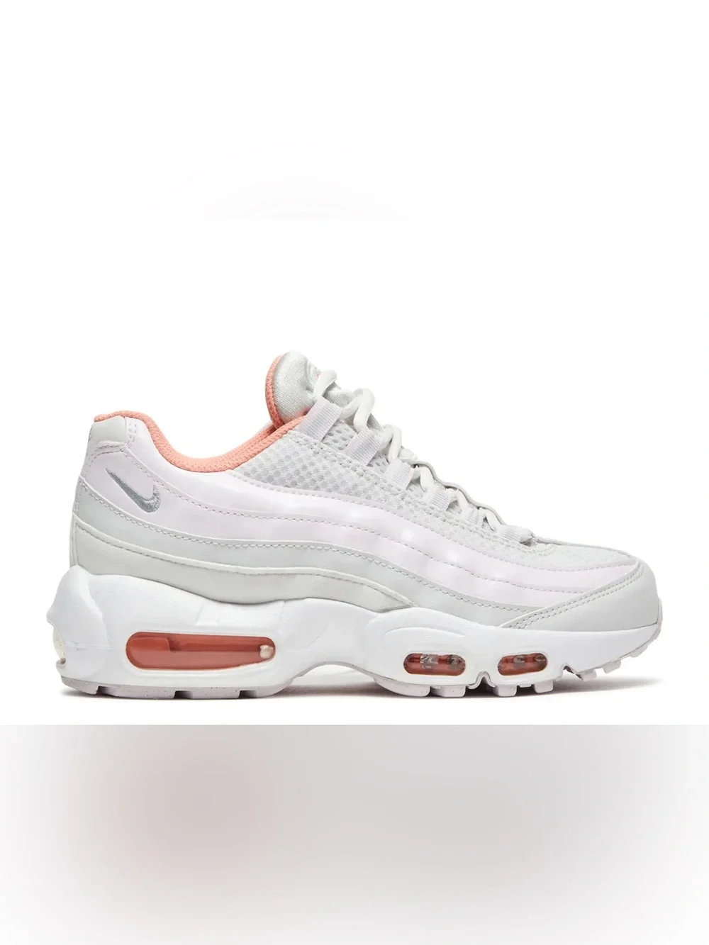 Nike AIR MAX 95 RECRAFT GS 'LIGHT VIOLET CRIMSON BLISS' sz 6 youth/ 7.5 womens